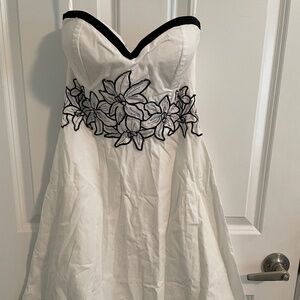 White House Black Market Strapless Dress